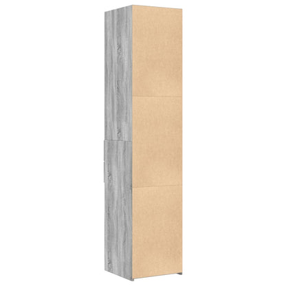 Bokhylle Sonoma Grå 40x42,5x185 cm