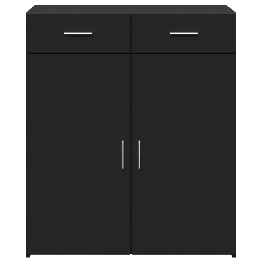 Skjenk Svart 80x42,5x93 cm