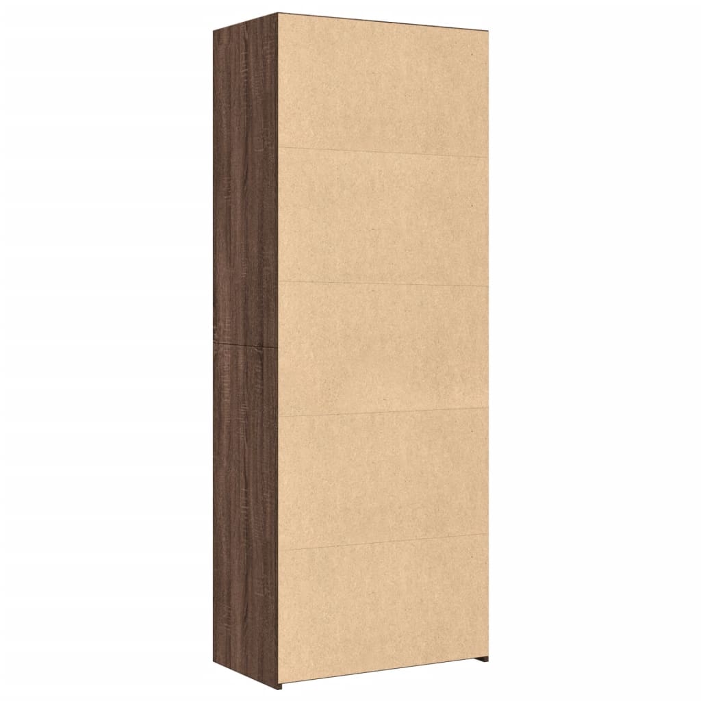 Bokhylle Brun Eik 70x41x185 cm