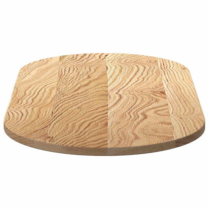 Bordplate 100x50x2 cm oval heltre eik