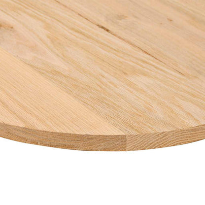 Bordplate 100x50x2 cm oval heltre eik