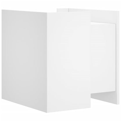 Nattbord Sengbord Hvit 45x50x50 cm