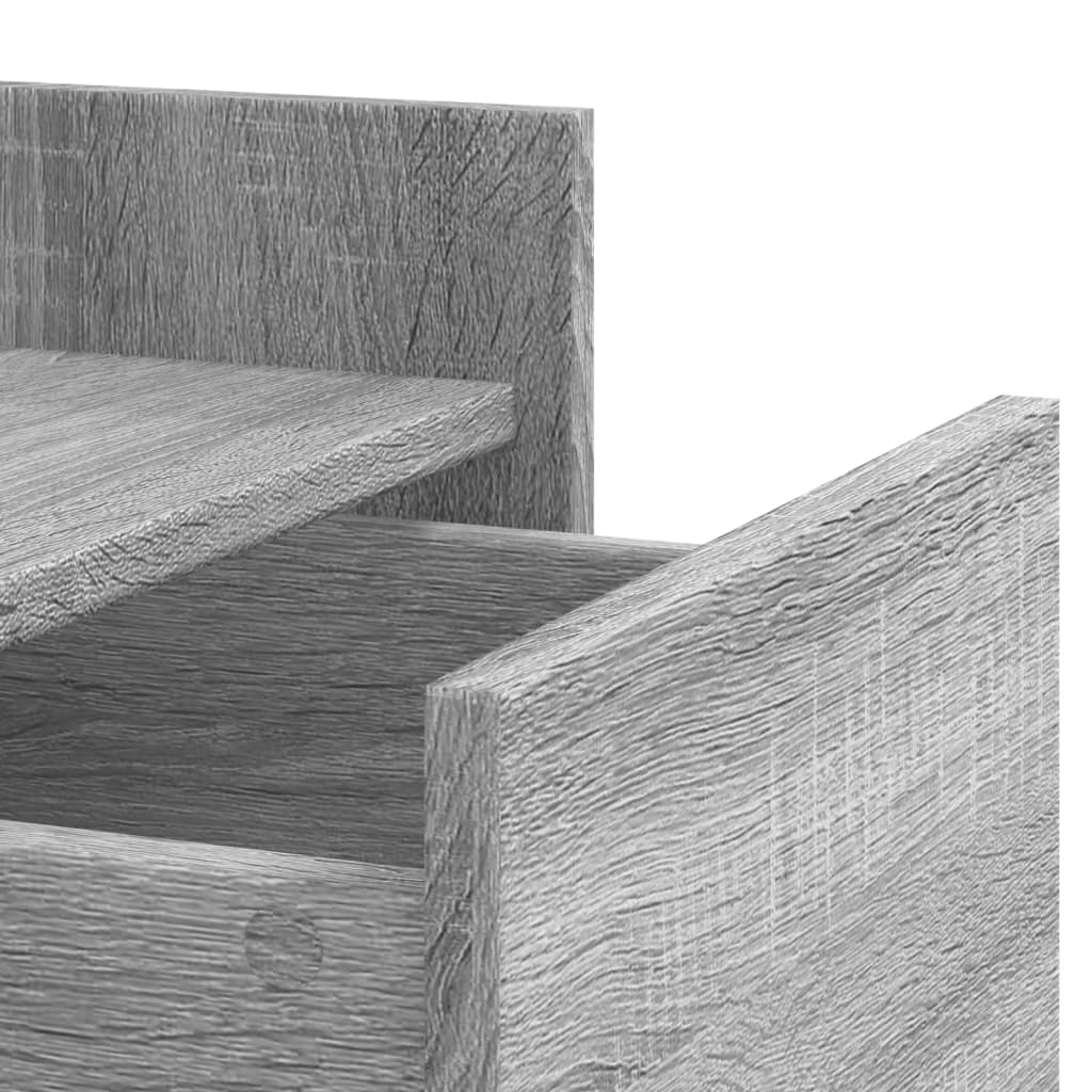 Nattbord Sengbord Sonoma Grå 45x50x65 cm