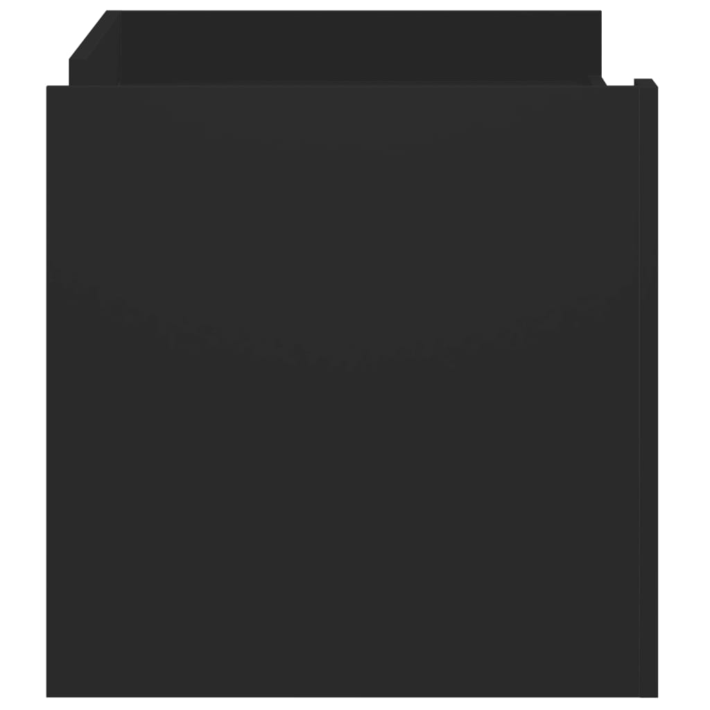 Salongbord Sofabord Svart 100x50x50 cm