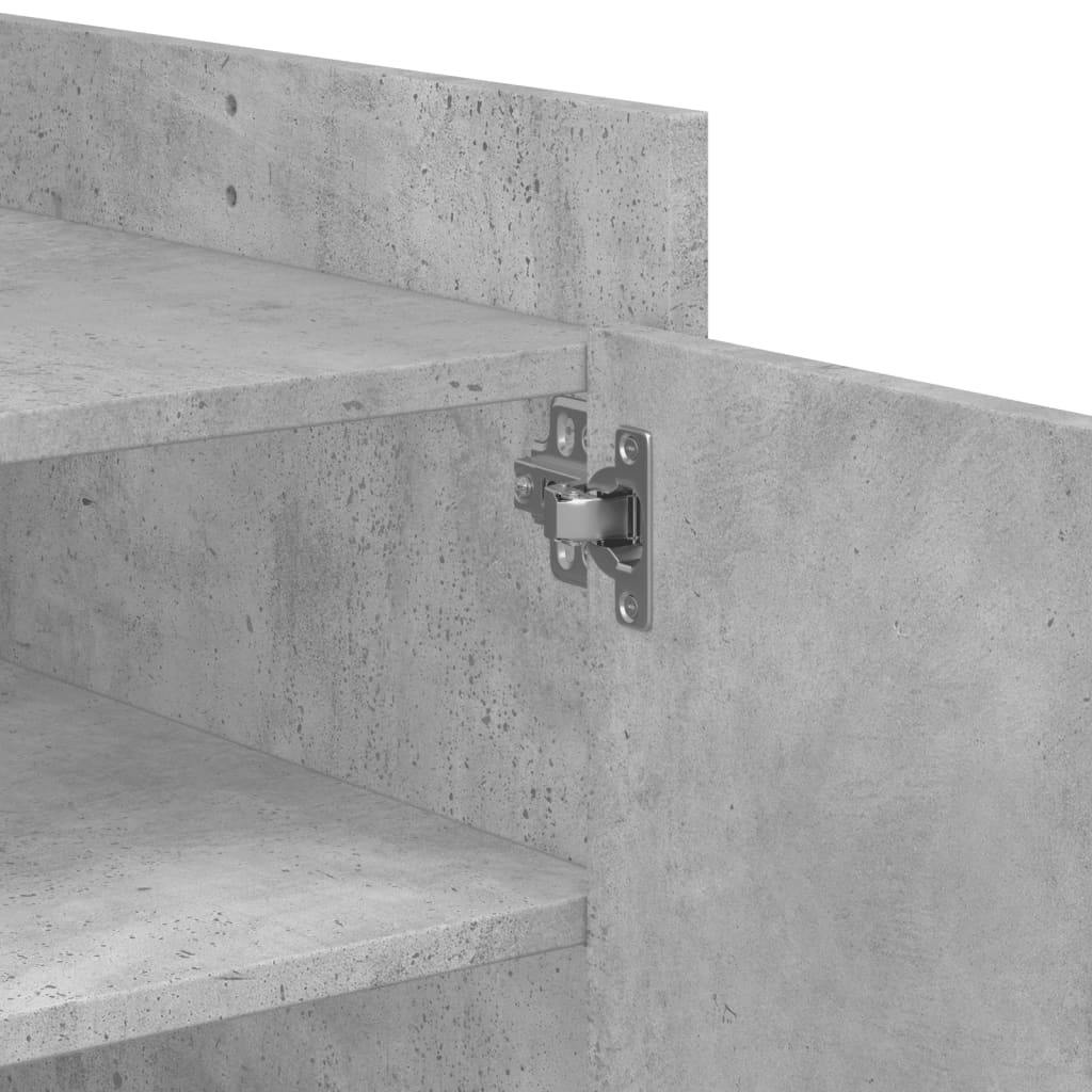 Salongbord Sofabord Betonggrå 100x50x50 cm