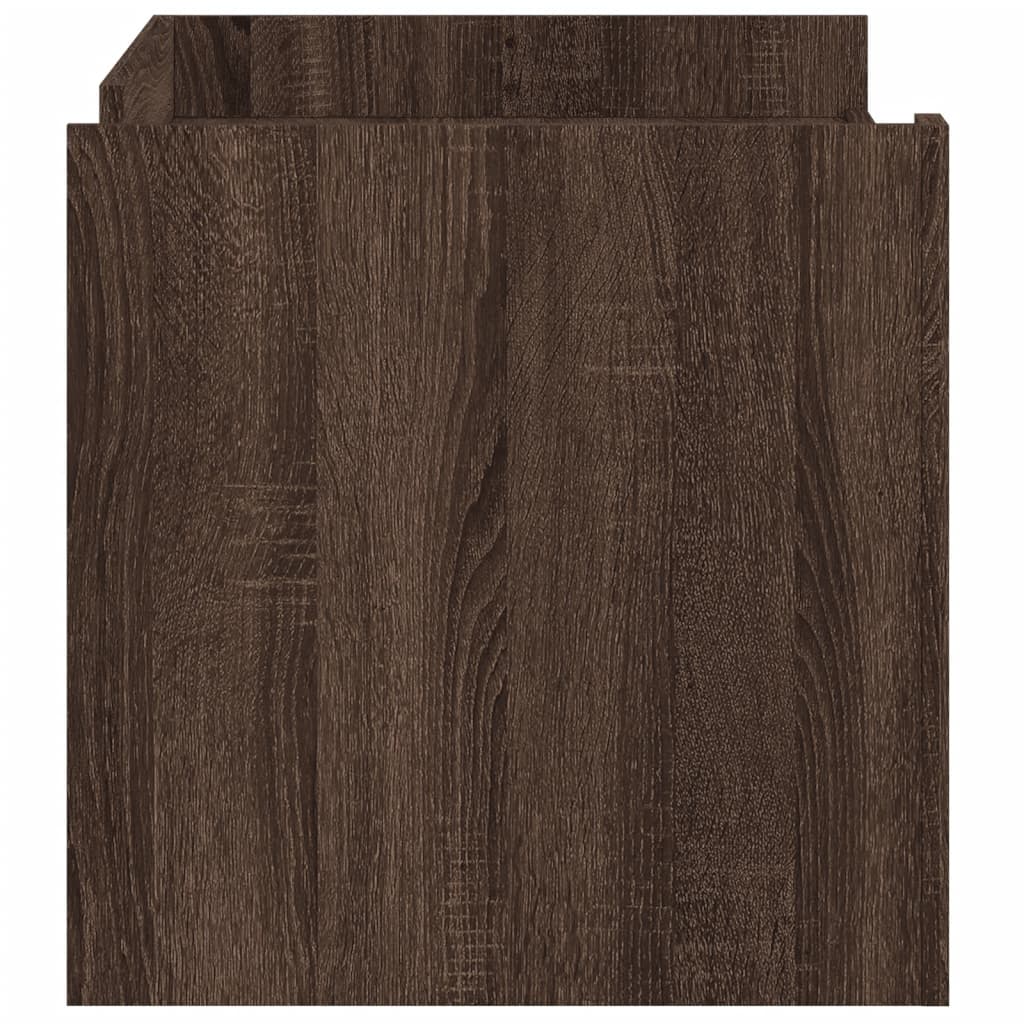 Salongbord Sofabord Brun Eik 100x50x50 cm