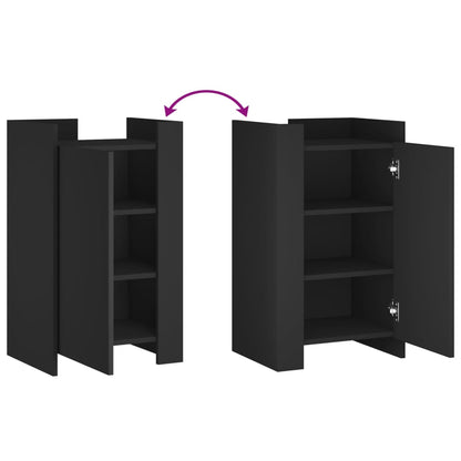 Skjenk Svart 45x35x75 cm