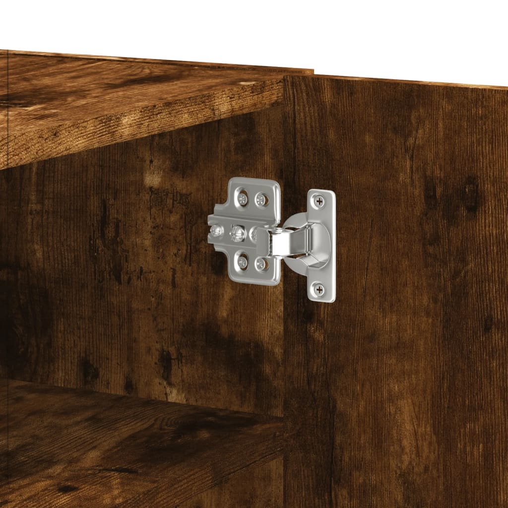 Veggskap Røkt Eik 75x35x60 cm