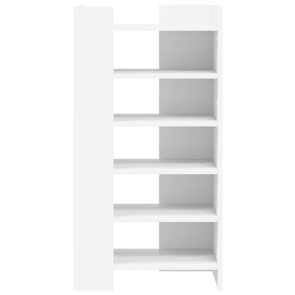 Skoskap Skohylle Skobenk Hvit 52x37,5x100 cm