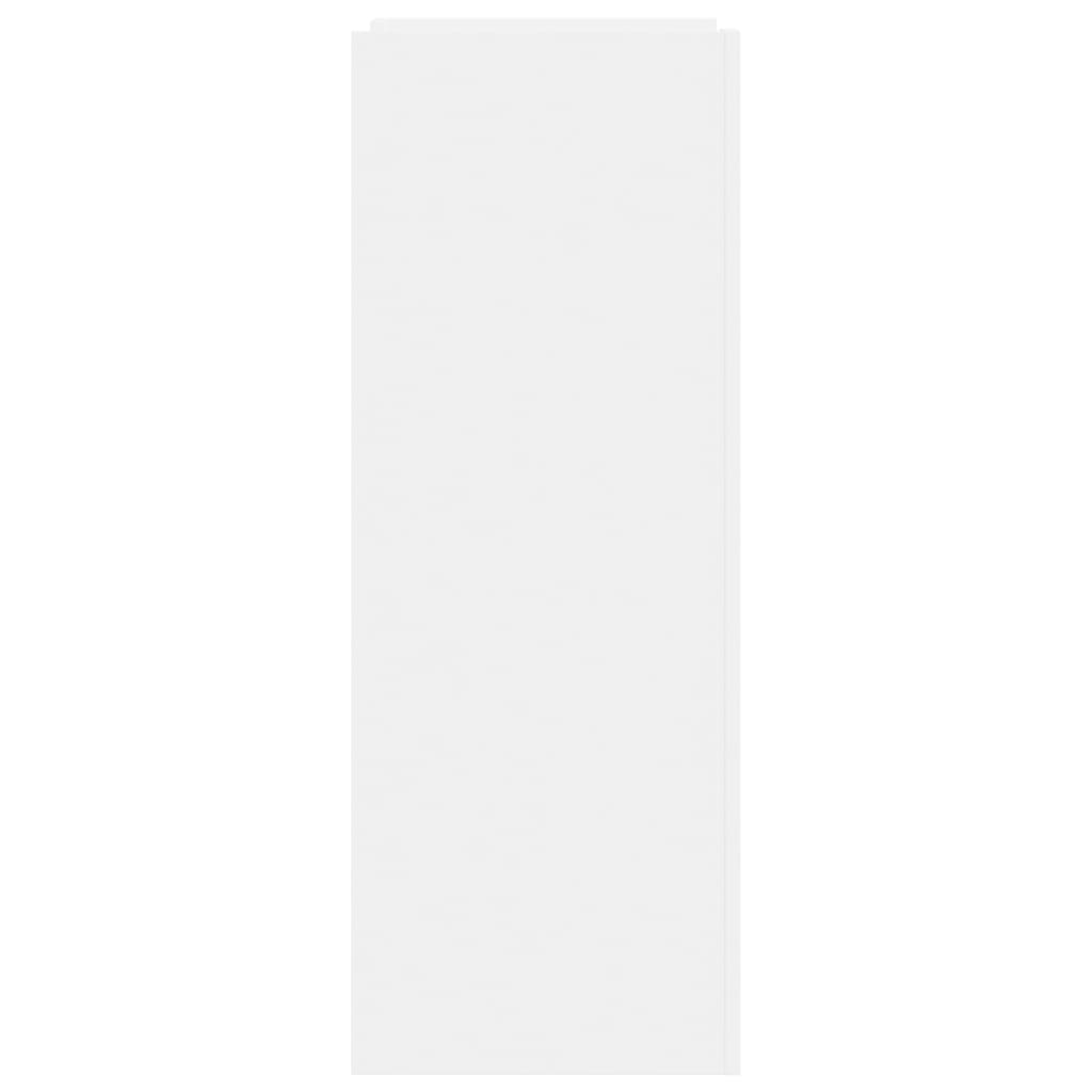 Skoskap Skohylle Skobenk Hvit 52x37,5x100 cm