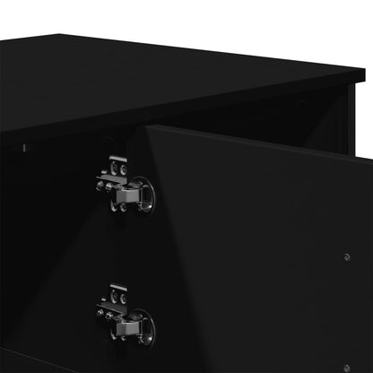 Salongbord Sofabord Svart 100x51x40 cm