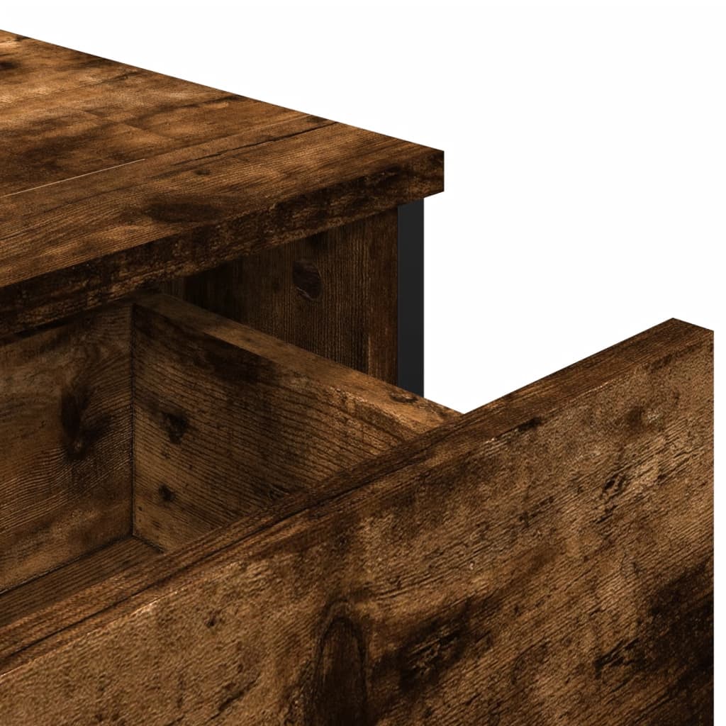 Skjenk Røkt Eik 97x32,5x74,5 cm