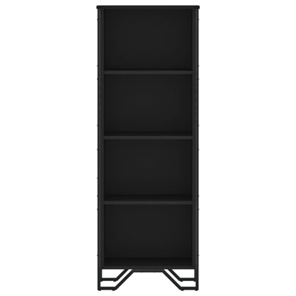 Bokhylle Svart 50x31x137,5 cm