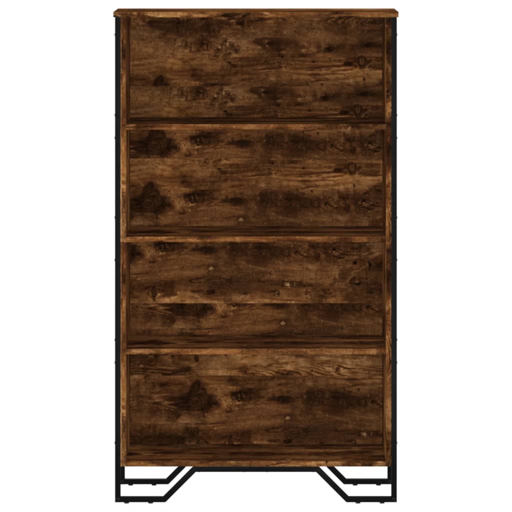 Bokhylle Røkt Eik 80x31x137,5 cm