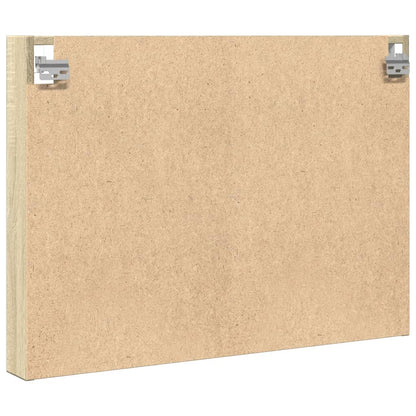 Vegghylle Hyller sonoma eik 80x8,5x58 cm konstruert tre