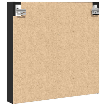 Vegghylle Hyller svart 60x8,5x58 cm konstruert tre