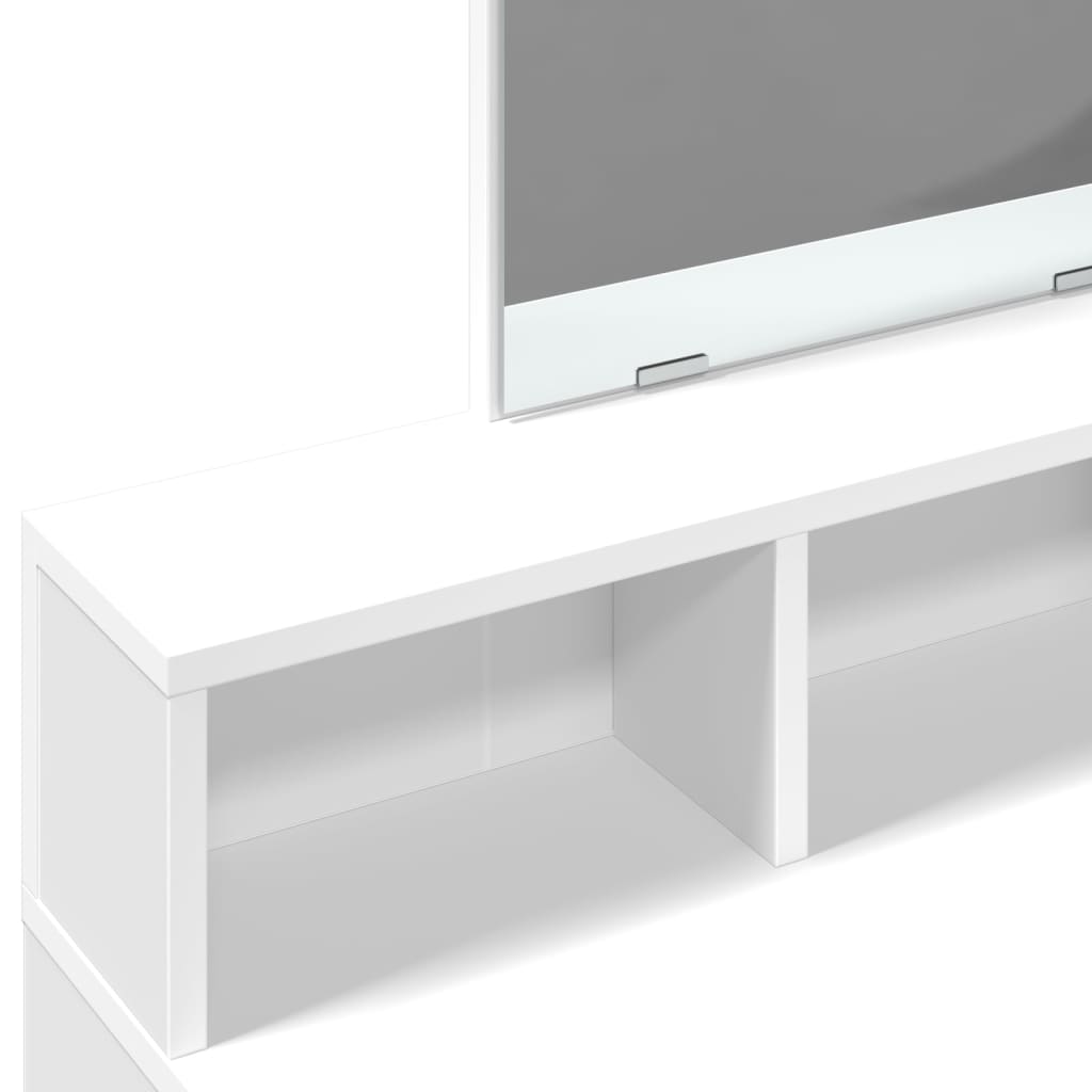 Sminkebord Hvit speil 80x41x144,5 cm