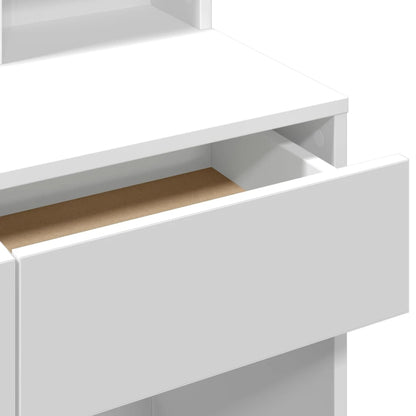 Sminkebord Hvit speil 80x41x144,5 cm