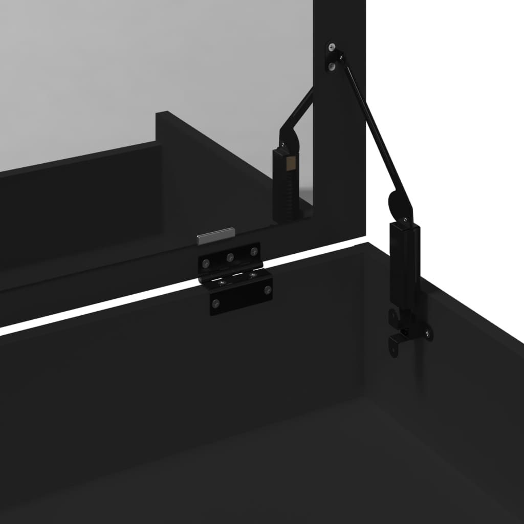 Sminkebord Svart krakk 60x40x113,5 cm