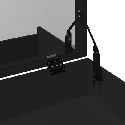 Sminkebord Svart krakk 60x40x113,5 cm