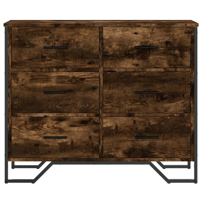 Kommode Røkt Eik 91x35,5x74,5 cm