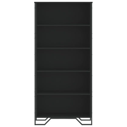 Bokhylle Svart 80x31x169 cm