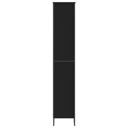 Bokhylle Svart 80x31x169 cm