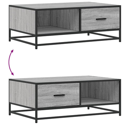 Salongbord Sofabord Sonoma Grå 90x57x35 cm