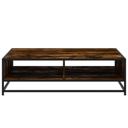 Salongbord Sofabord Røkt Eik 100x100x30 cm