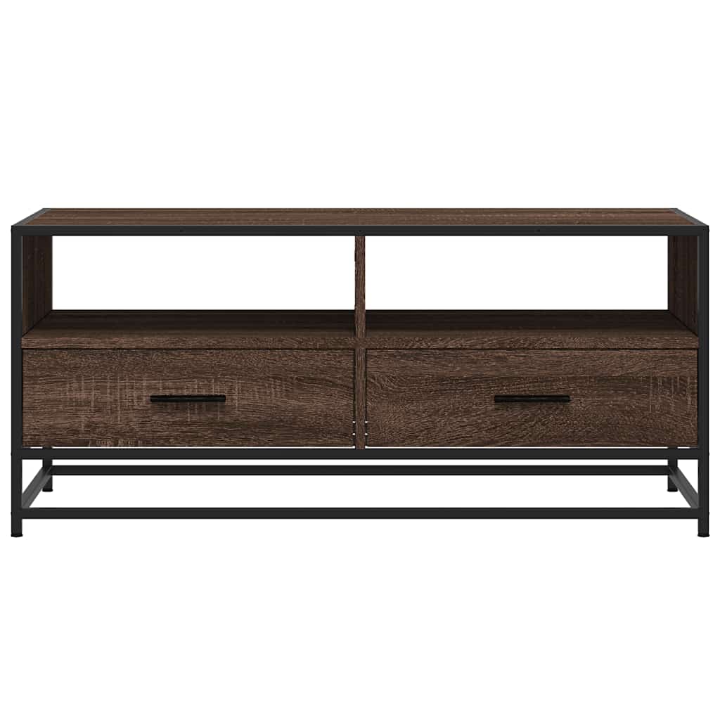 Salongbord Sofabord Brun Eik 100x50x45 cm