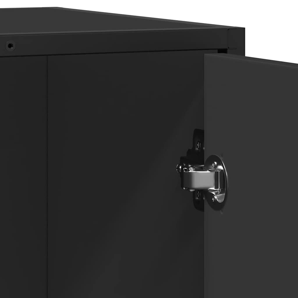 Kommode Svart 62x35x76 cm