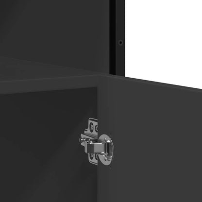 Skjenk Svart 100x35x76 cm