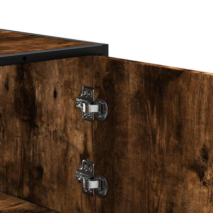 Skap Røkt Eik 68x35x139 cm