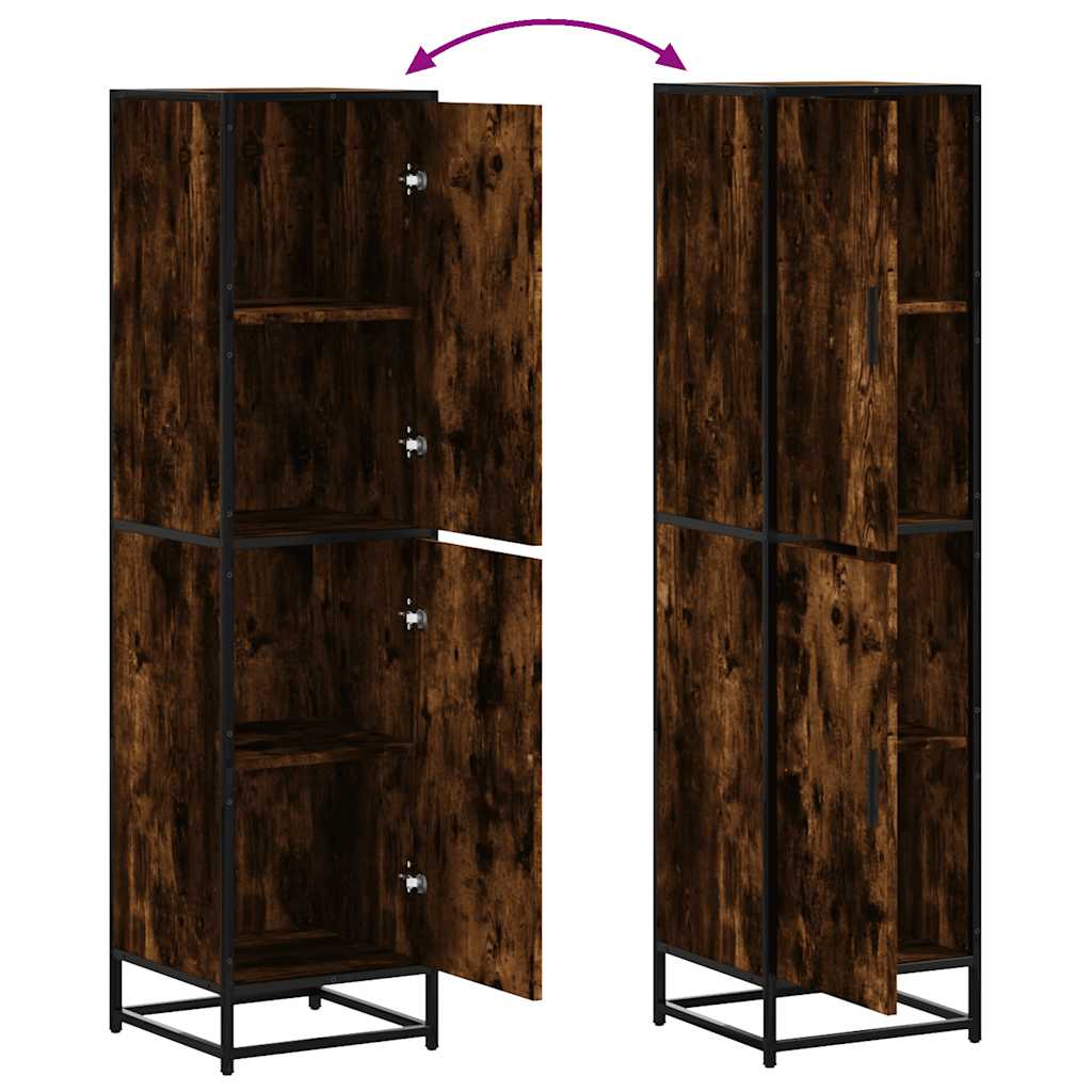 Skap Røkt Eik 35,5x35x139 cm