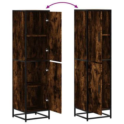 Skap Røkt Eik 35,5x35x139 cm