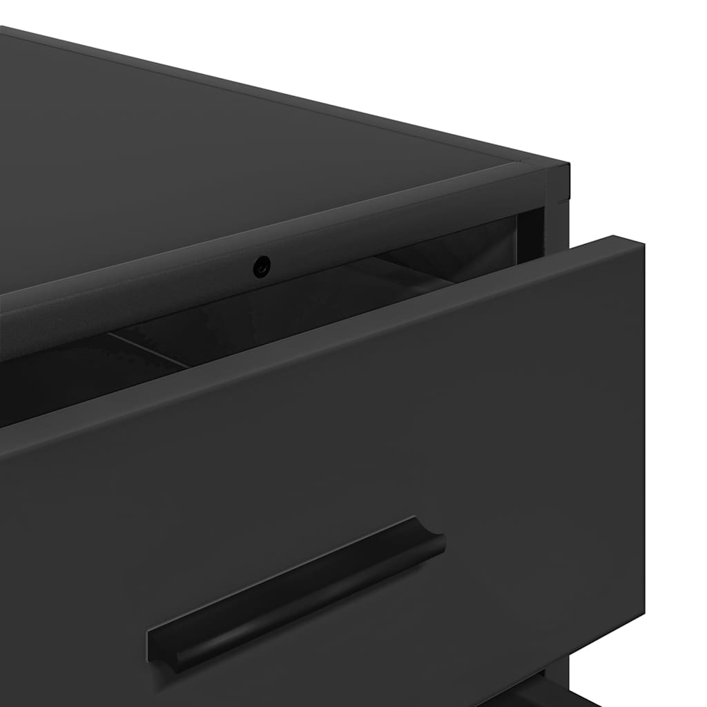 Kommode Svart 70x41x70 cm