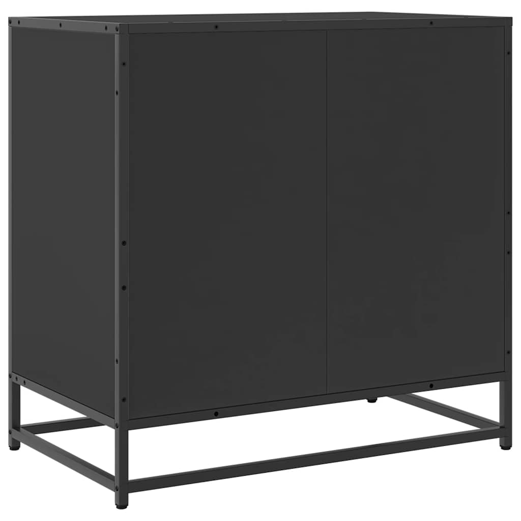 Kommode svart 70x41x70 cm konstruert tre