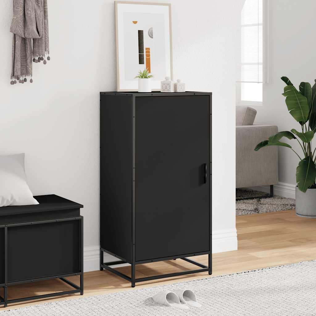 Skoskap Skohylle Skobenk Svart 48x38x97,5 cm