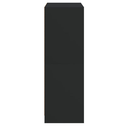 Skap Svart med dører 68x37x109 cm