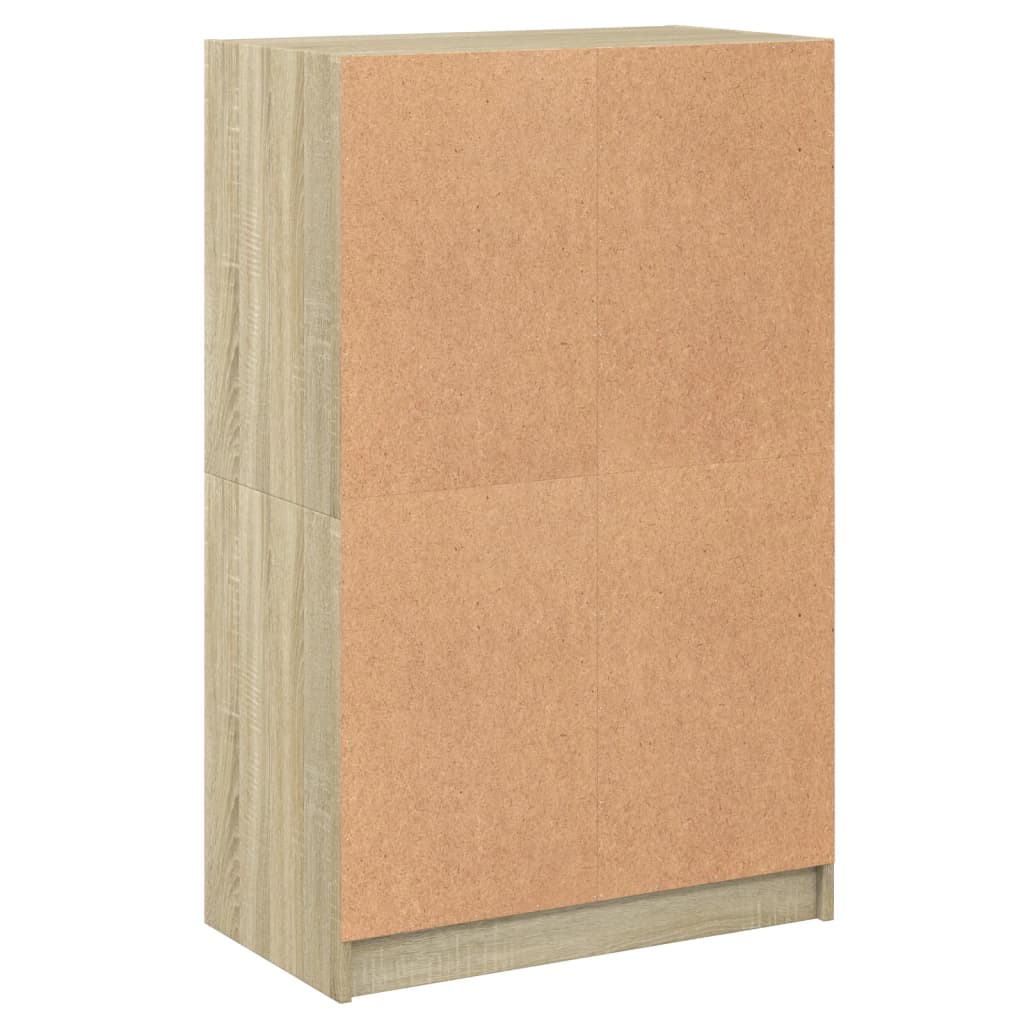 Skap Sonoma Eik med dører 68x37x109 cm