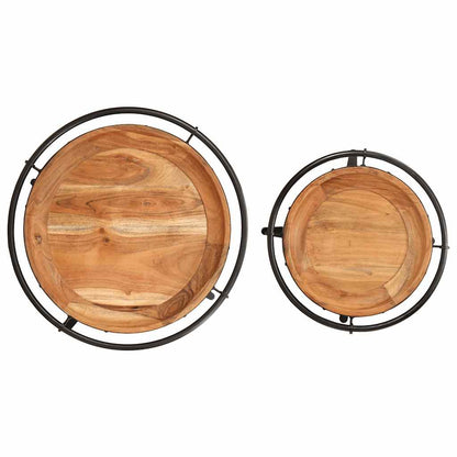 Sidebord Tre 2 deler heltre akasie