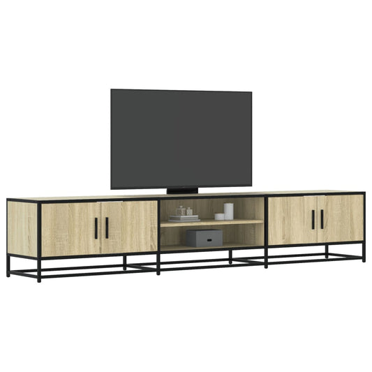 TV-benk sonoma eik 210x35x41 cm konstruert tre