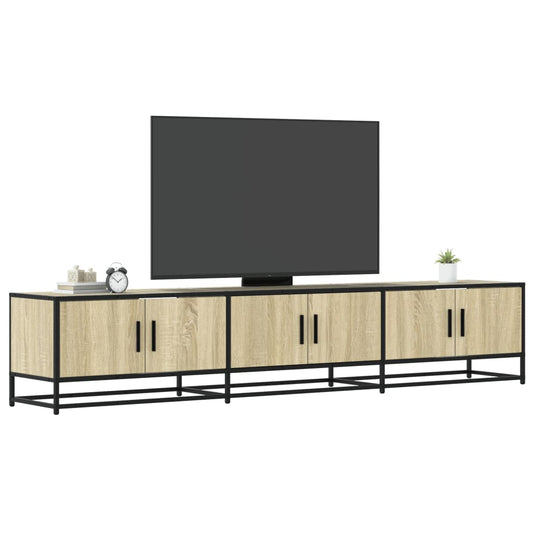 TV-benk sonoma eik 210x35x41 cm konstruert tre