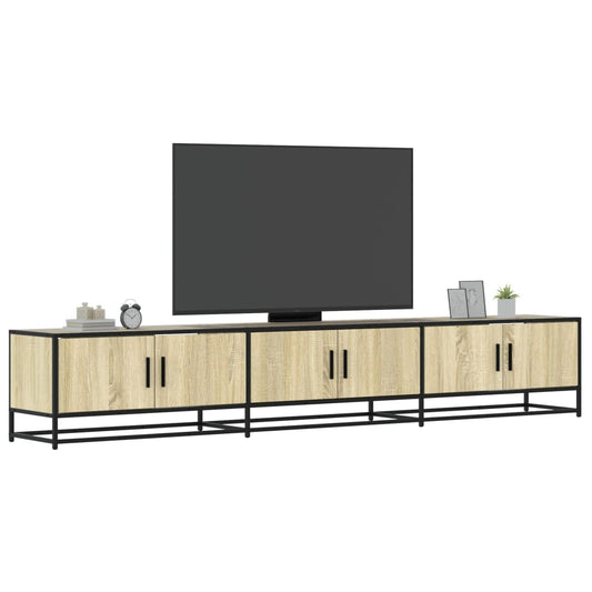 TV-benk sonoma eik 240x35x41 cm konstruert tre