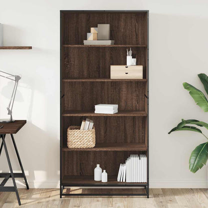 Bokhylle Brun Eik 80,5x35x170,5 cm