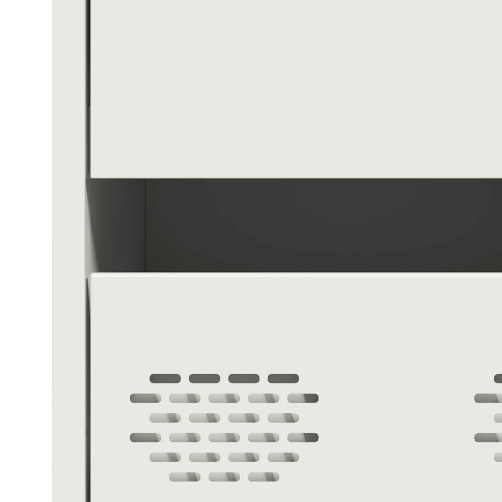Skap Hvit 68x39x101,5 cm stål