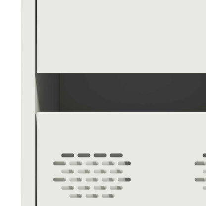 Skap Hvit 68x39x101,5 cm stål