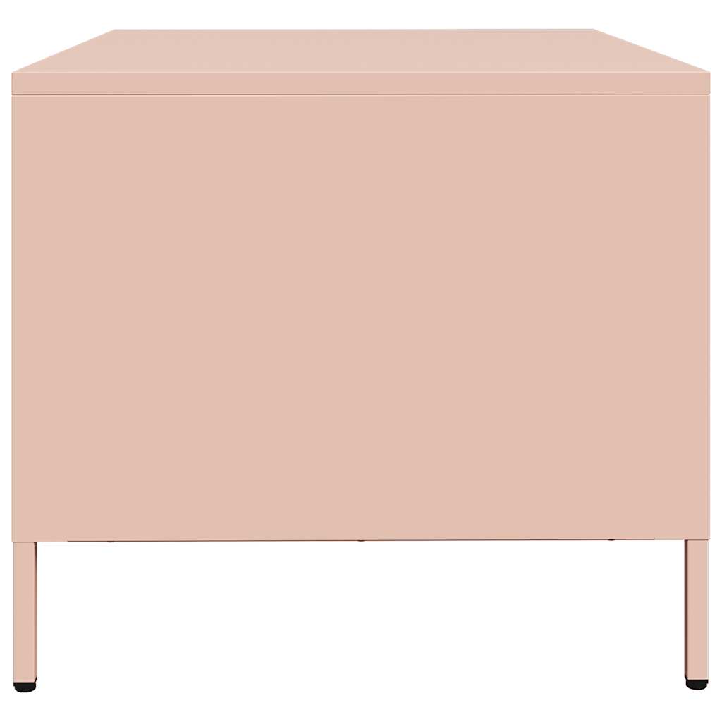 Salongbord Sofabord DIV. rosa 101,5x50x43,5 cm kaldvalset stål