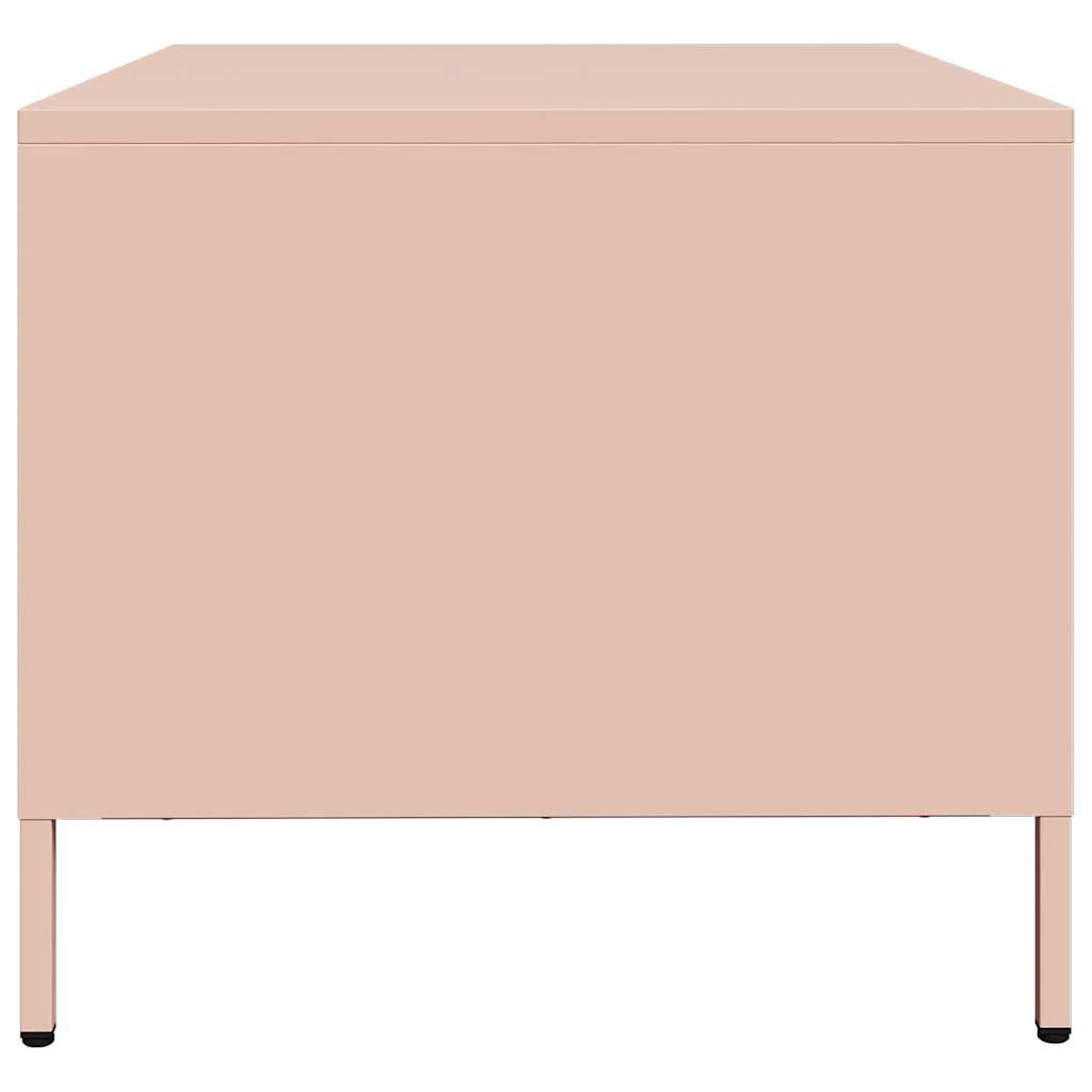 Salongbord Sofabord DIV. rosa 101,5x50x43,5 cm kaldvalset stål