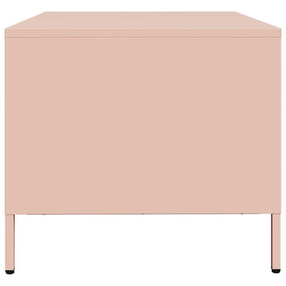 Salongbord Sofabord DIV. rosa 101,5x50x43,5 cm kaldvalset stål